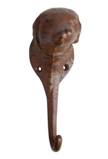 Brown Dog Head Hook