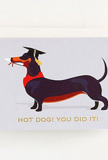 Hot Dog Grad Card