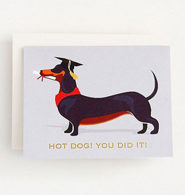 Hot Dog Grad Card