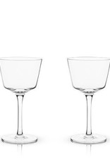 Crystal Nick and Nora Glass