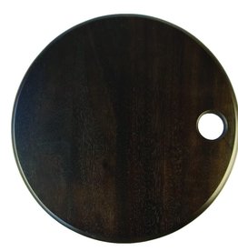 Round Black Cheese Board 14.5"D