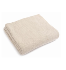 Blush Small Stitch Cotton Throw L60" W50"