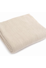 Blush Small Stitch Cotton Throw L60" W50"