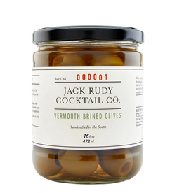 Jack Rudy Vermouth Brined Olives 16 oz.