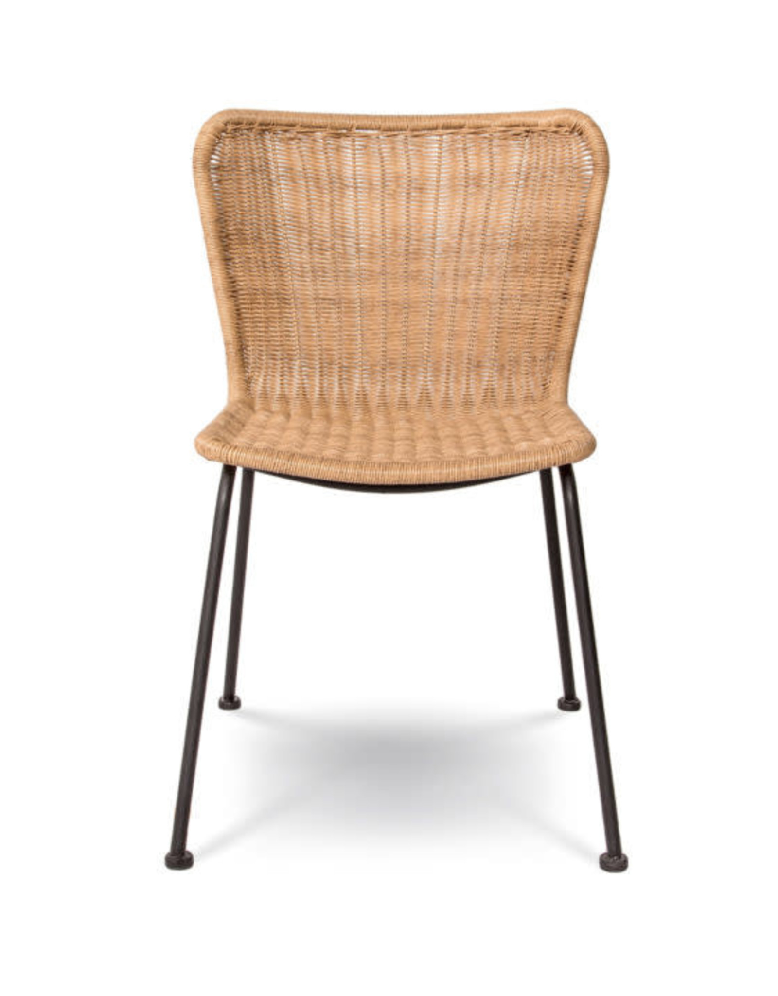 Indoor / Outdoor Natural Calabria Wave Dining Chair