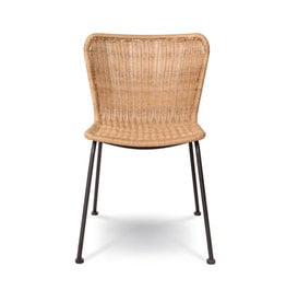 Indoor / Outdoor Natural Calabria Wave Dining Chair