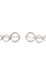 Sterling Silver Small Circlet Ear Crawlers 21mm