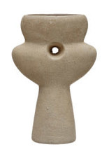 Terra Cotta Sculptural Vase H6.75”