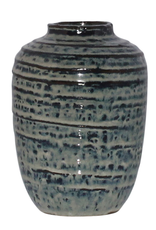 Toku Ceramic Indigo Vase 5"