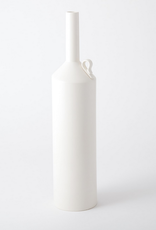 Large Matte White Metro Bottle H 19.5" D 5"