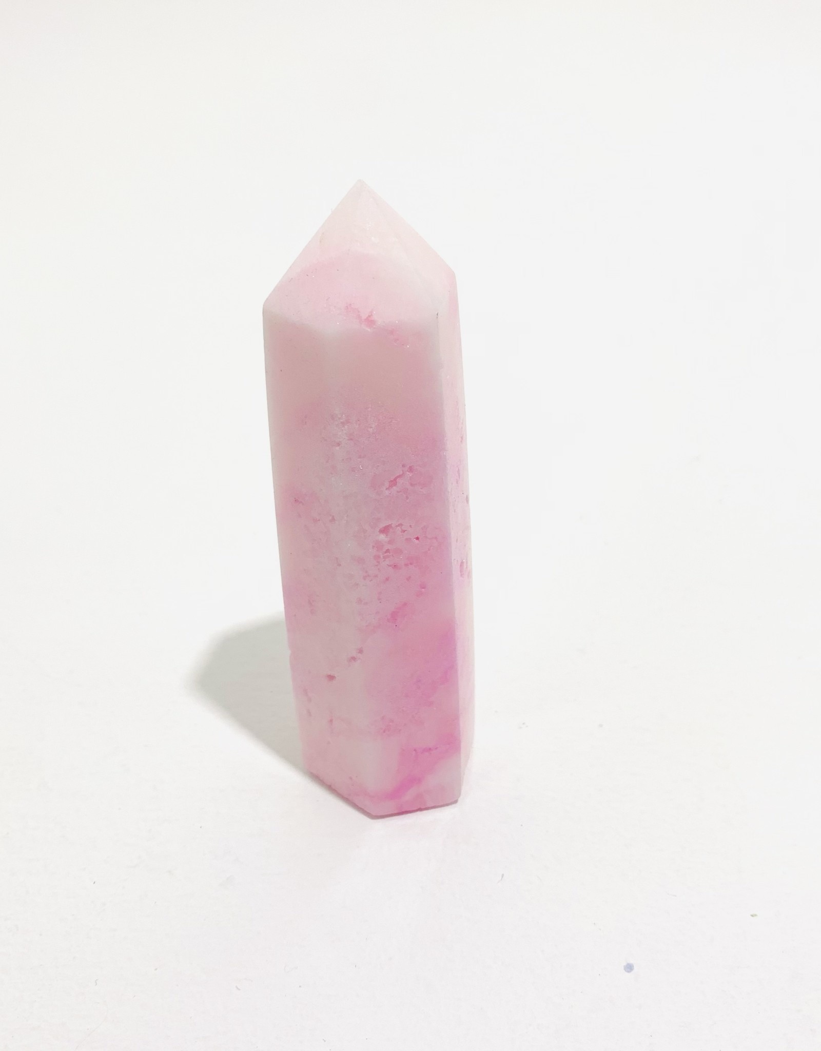 Pink Mangano Crystal Point H3-4.5"