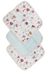 Rosey Bloom Washcloth 3 pack