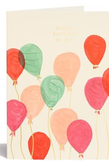 Birthday Balloons Card (Pink)