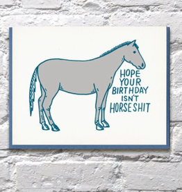 Horseshit Birthday Card