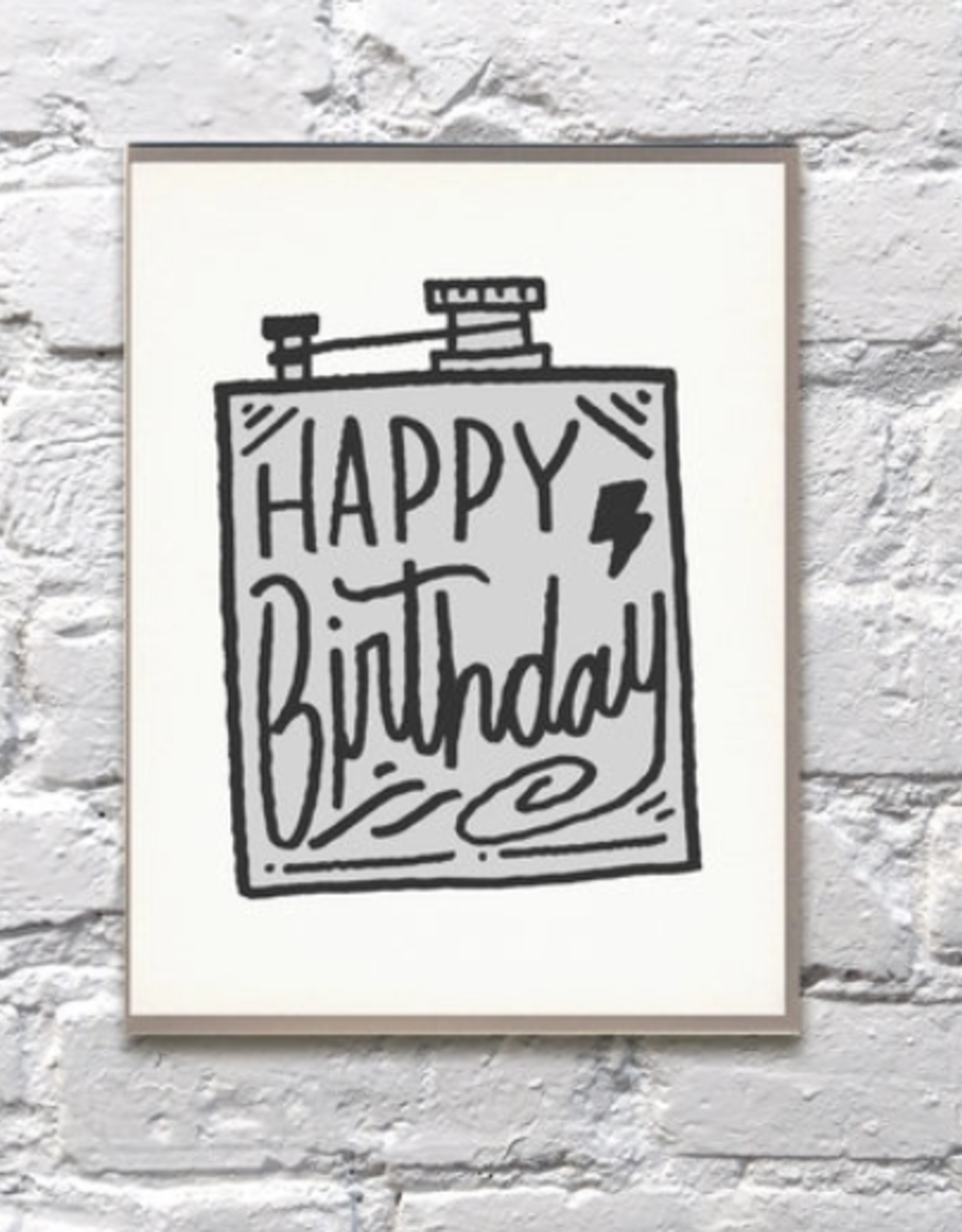 Flask Birthday Card