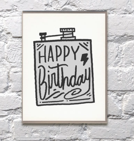 Flask Birthday Card