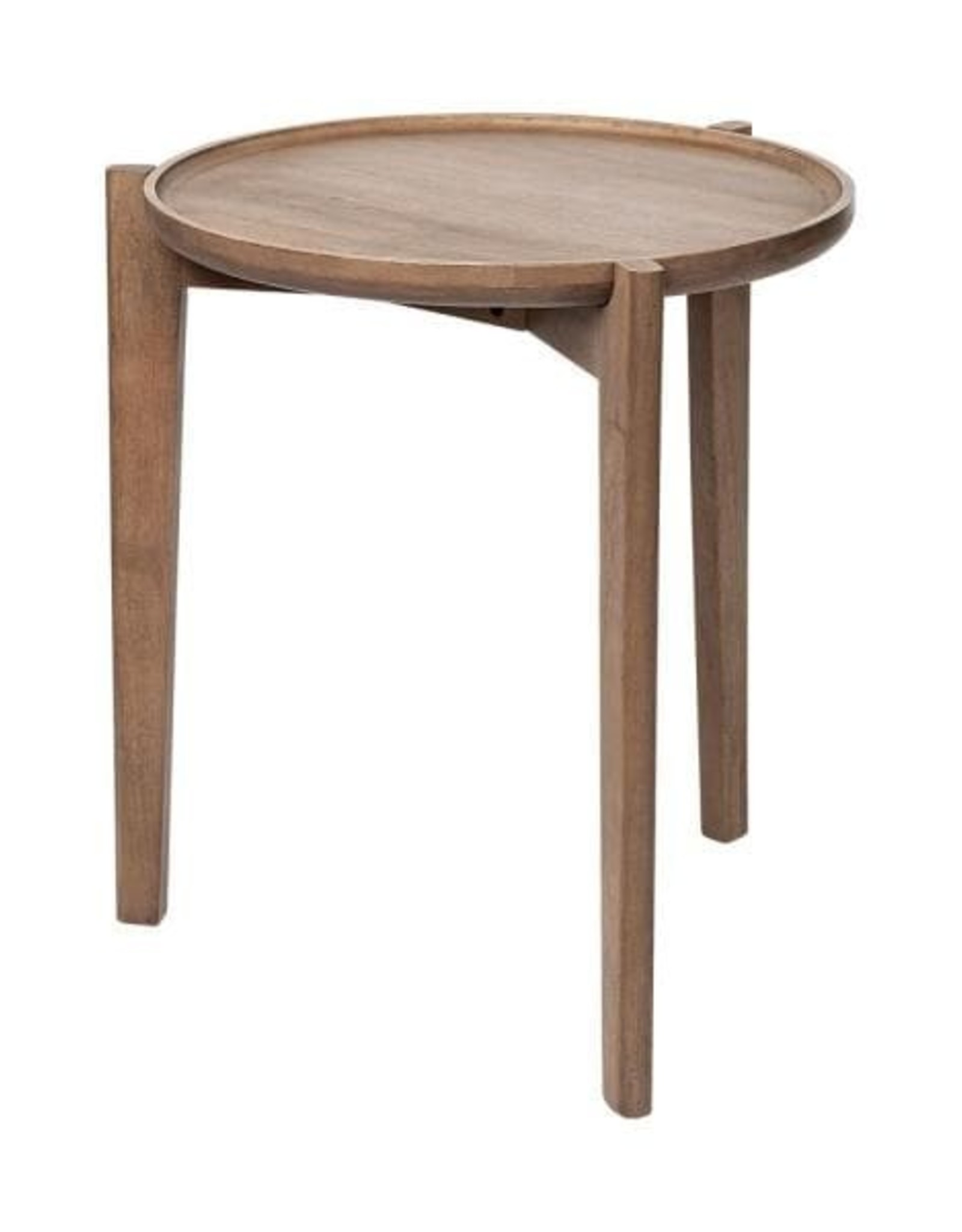 Wood Cleaver Accent Table H24" D22" Reg $399  Now $195