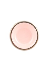 Pink with Gold Ceramic Knob D2"