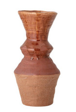 Caramel with Sand Finish Base Vase D4.75" H9.75"
