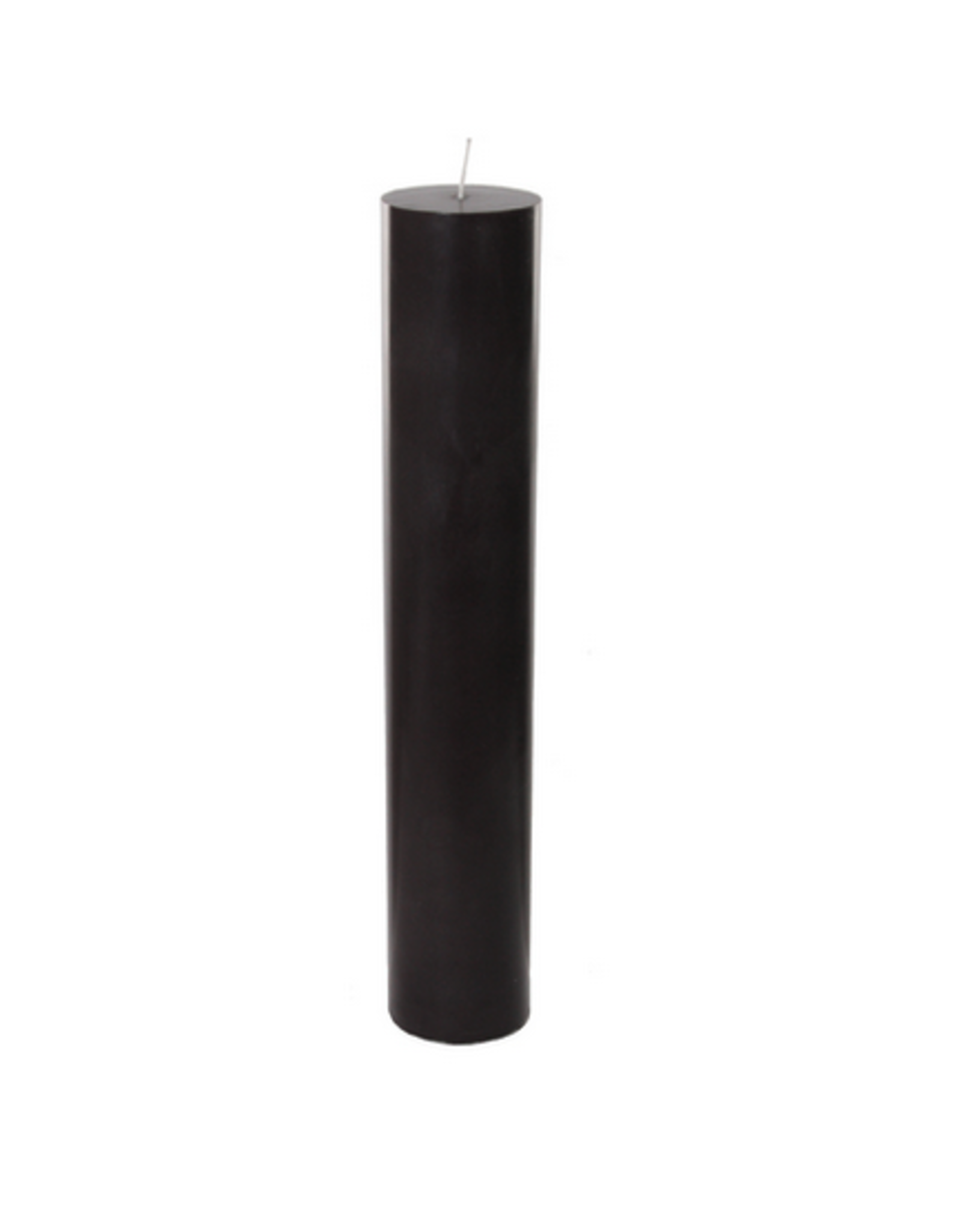 Black Stearin Cylinder Candle H15.75"