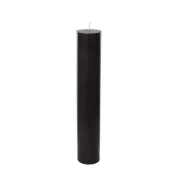 Black Stearin Cylinder Candle H15.75"