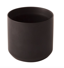 Large Black Kendall Pot D7" H6.75"