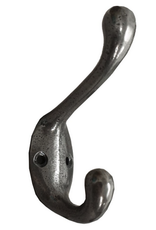 Antique Metal Ben Double Hook 3.5"