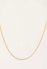 Ball Chain Necklace - Gold