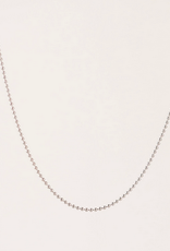 Ball Chain Necklace - Silver