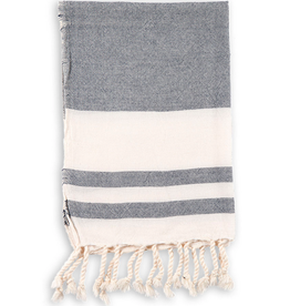 Navy Classic Turkish Hand Towel