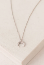 Toro Horn Necklace - Silver