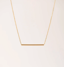 Serra Pipe Necklace - Gold