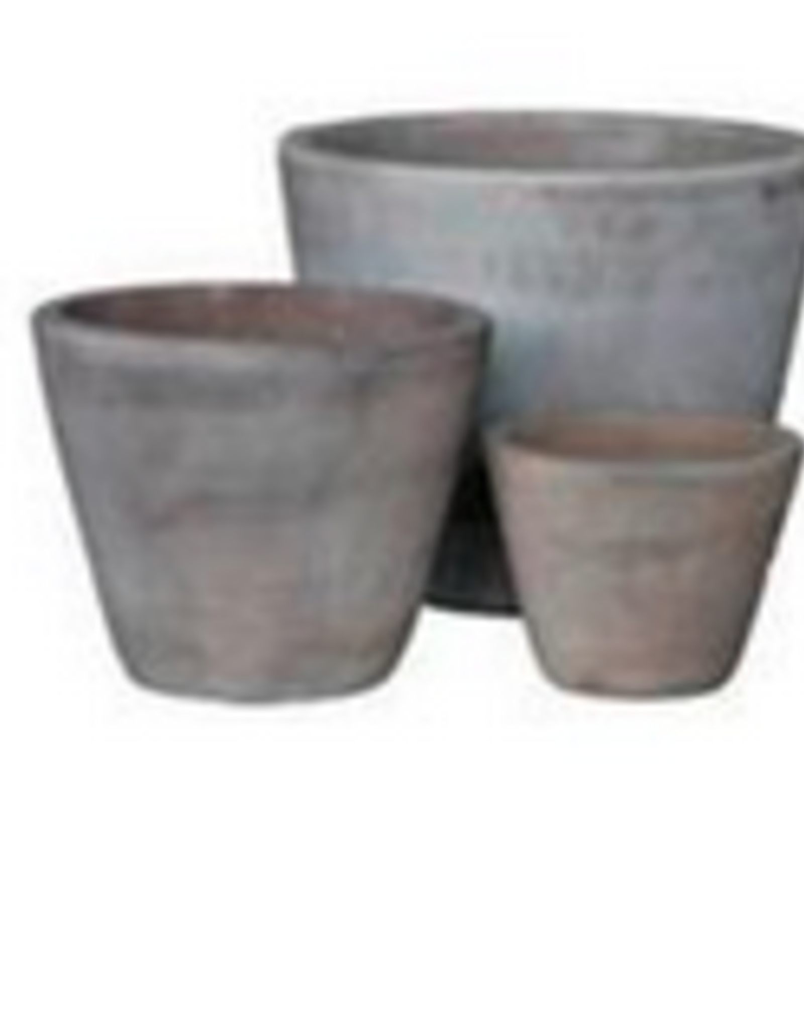 Large Tapered Terracotta Pot D15.3" H12.2"