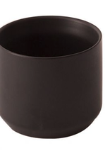 Small Black Kendall Pot D3.25" H2.75"