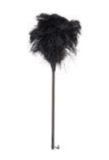 Black Feather Duster L31"