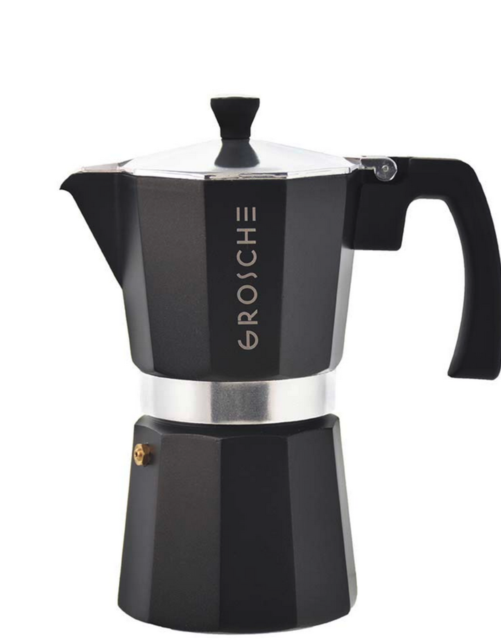 Charcoal Milano Stovetop Espresso Coffee Maker 6 cup