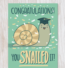 Congratulations You Snailed It Card