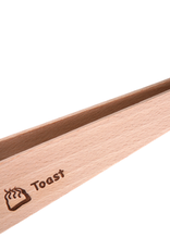 Beech Wood Toast Tongs