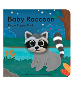 Baby Raccoon Finger Puppet Book