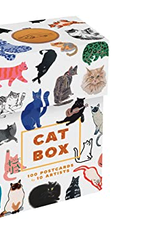 Cat Box of 100 Postcards