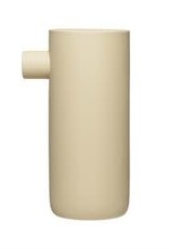 Cream Coloured Stoneware Vase H10.75”