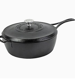 4 Quart Blacklock Lightweight Cast Iron Deep Skillet