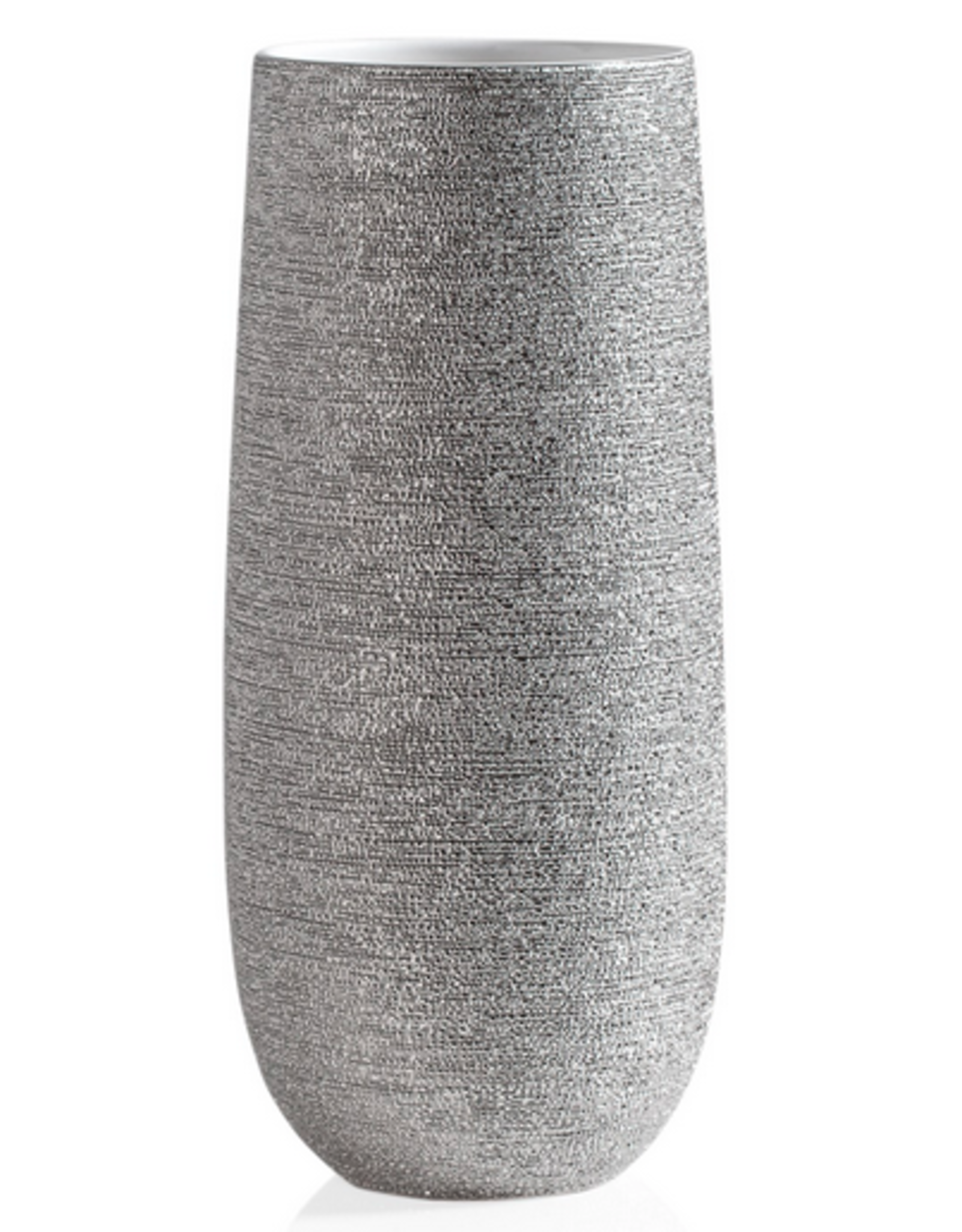 Large Silver Spun Brava Vase H14.5"