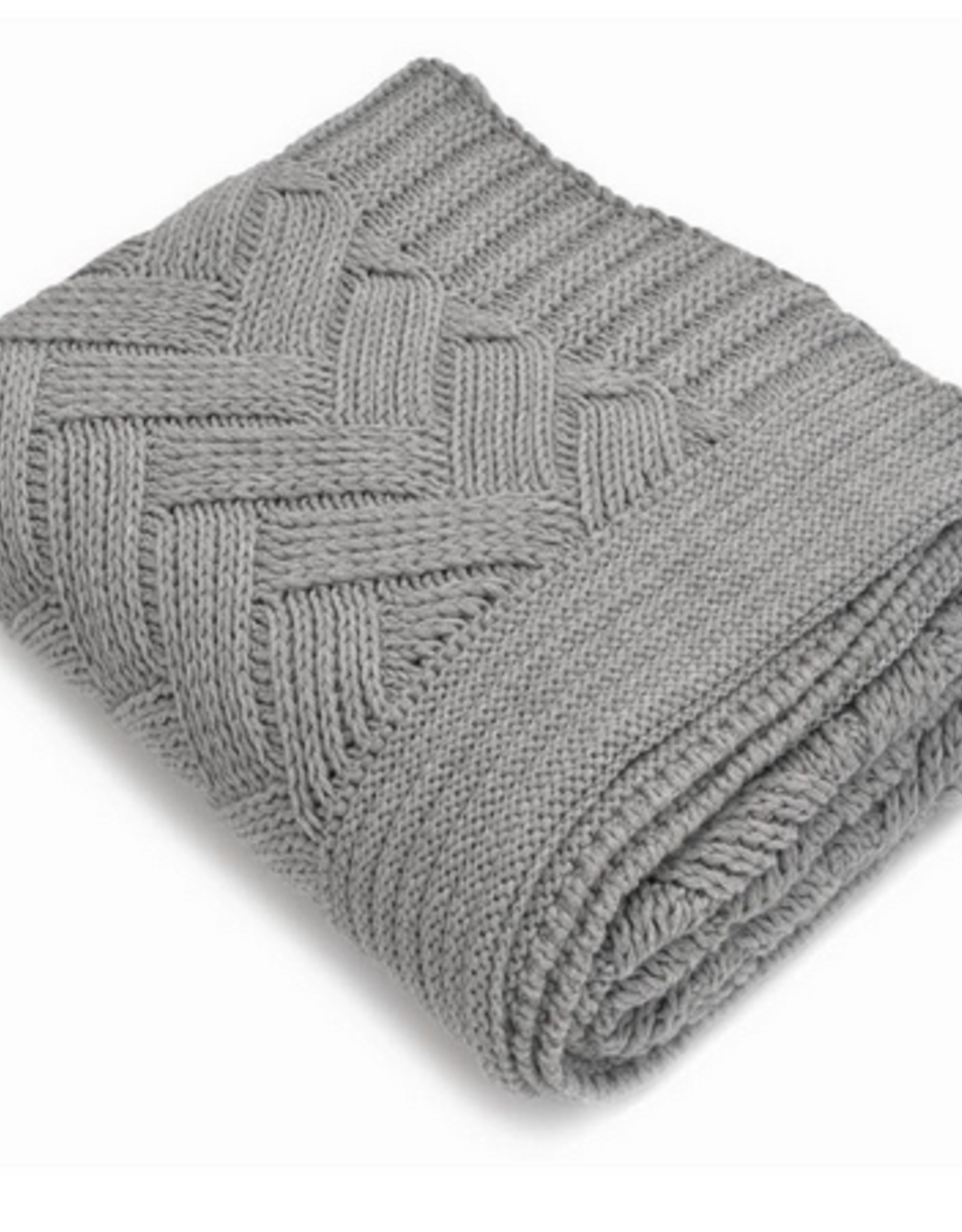 Grey Racquel Cotton Throw L50" W60"