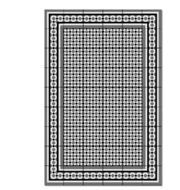 Medium Vinyl Floor Mat L36" W24" Style No. 48286