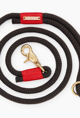4’ Black & Red Climbing Rope Dog Leash