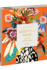 Leopard Vase Wood Puzzle - 144 piece