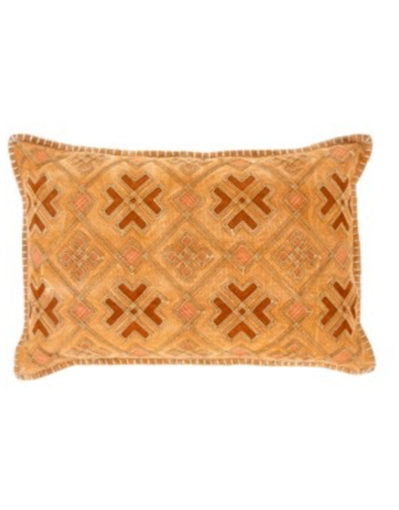 Terra Cotta Amira Pillow L24" W16"