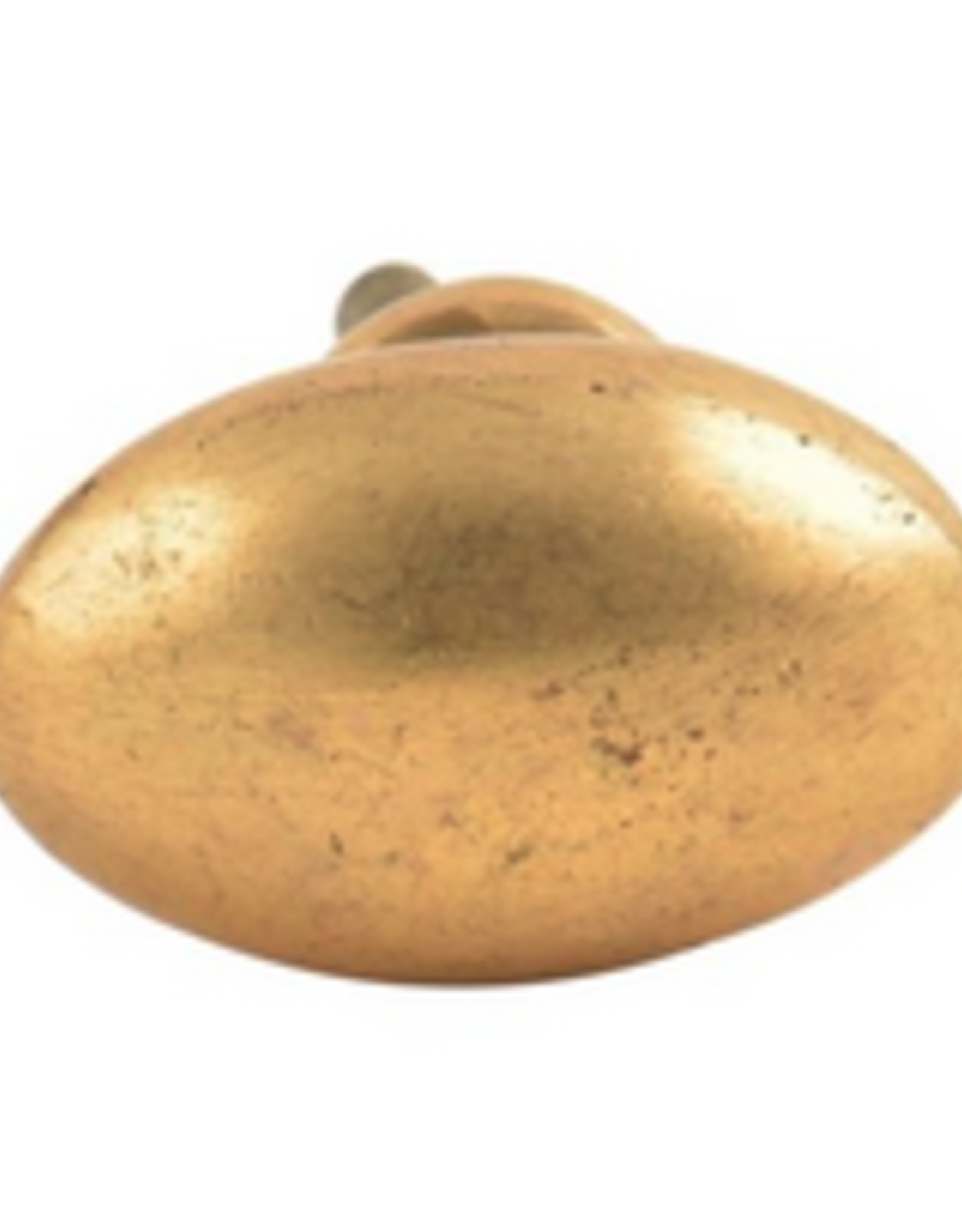Antique Gold Plain Round Knob L1.5"