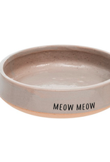 Meow Meow Cat Bowl D5.5" H2"